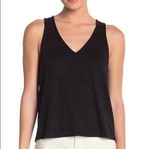 Rag and Bone Hudson knot tank black small